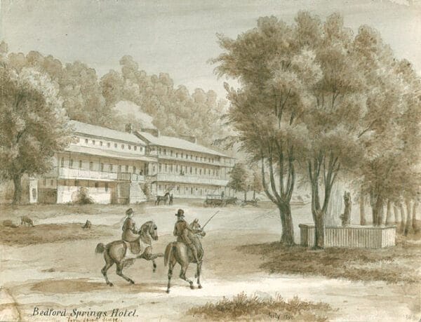 Bedford Springs Hotel - Augustus Kollner 1840