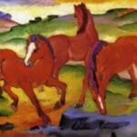 Grazing Horses IV - Franz Marc 1911