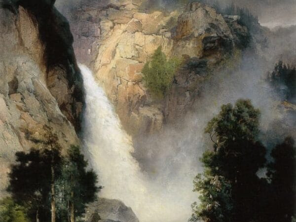 Cascade Falls, Yosemite - Thomas Moran 1905