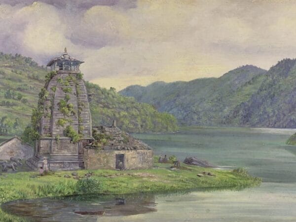 Bhim Tal at Kumaon Uttarakhand by Marianne North