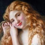 Young Girl Fixing Her Hair - Sophie Gengembre Anderson