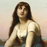 A Young Beauty - Adolphe Piot c1910
