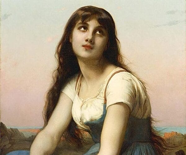 A Young Beauty - Adolphe Piot c1910