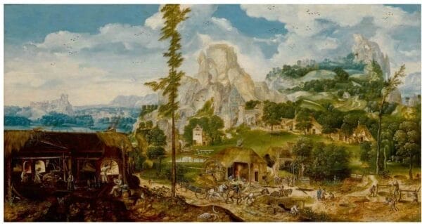 Mountainous landscape - Herri met de Bles