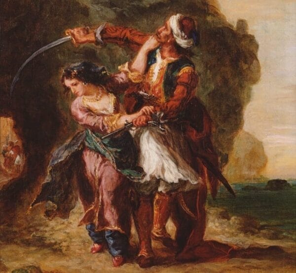 The Bride of Abydos - Eugene Delacroix
