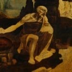 Saint Jerome in the Wilderness - Leonardo da Vinci c1480