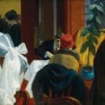 New York Restaurant - Edward Hopper c1922