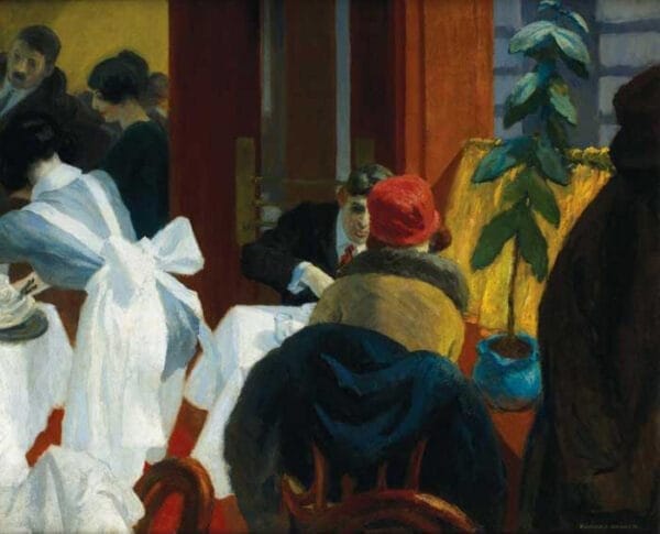 New York Restaurant - Edward Hopper c1922