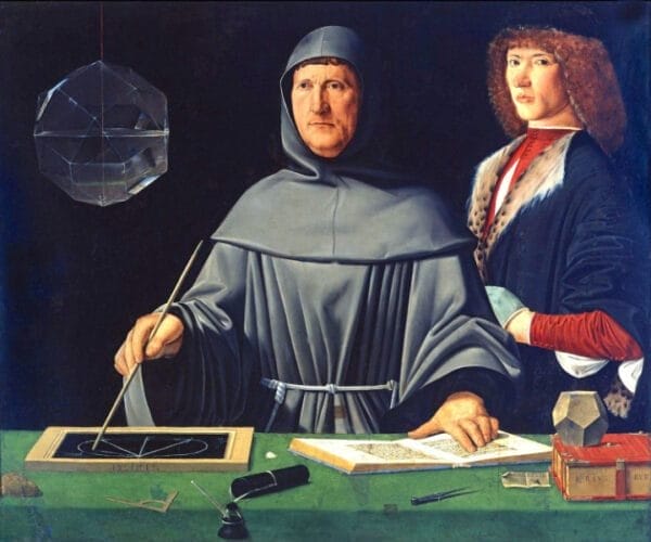 Portrait of Luca Pacioli - Jacopo de Barbari 1495