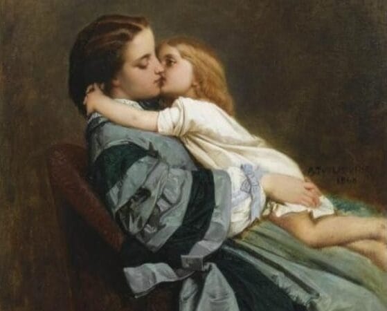 Maternal Love - Auguste Toulmouche