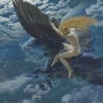 A Valkyrie - Edward Robert Hughes 1902