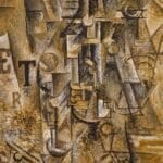 Still Life with a Bottle of Rum - Pablo Picasso 1911