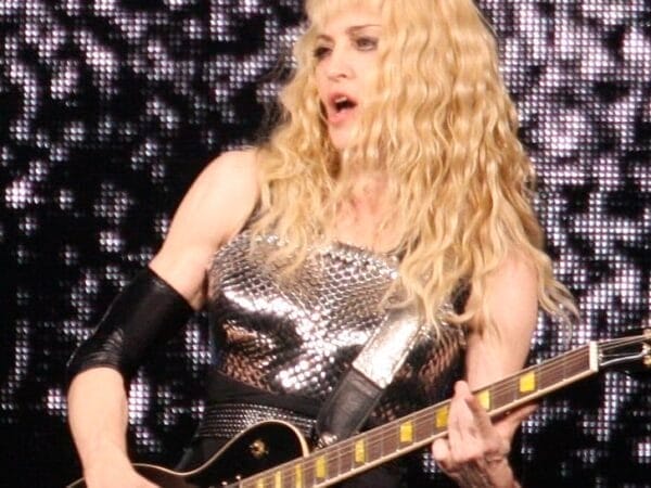 Madonna at Sticky and Sweet Tour 2008