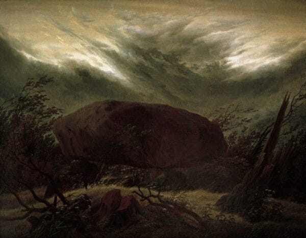 Dolmen in Autumn - Caspar David Friedrich c1820