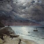 Night at Gurzof - Ivan Ayvazovsky 1891