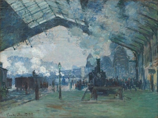 Arrival of the Normandy Train - Claude Monet 1877