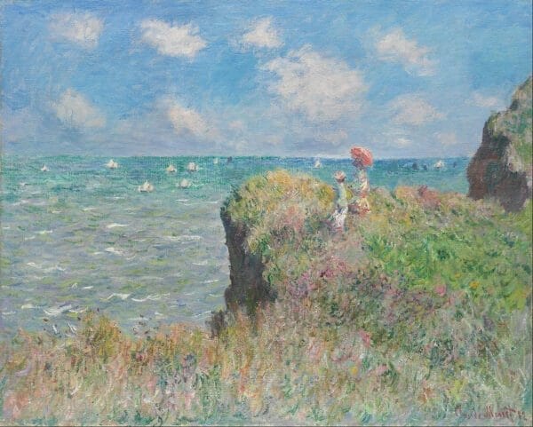 The Cliff Walk at Pourville - Claude Monet 1882