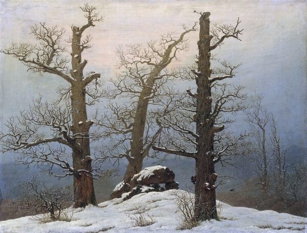 Cairn in Snow - Caspar David Friedrich 1807