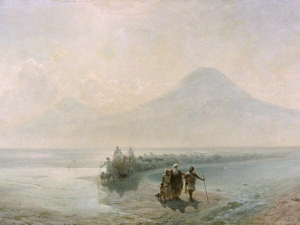 Descent of Noah from Ararat - Ivan Ayvazovsky 1889