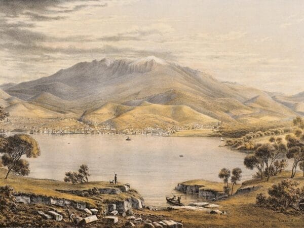 Hobart Town - Eugene von Guerard c1860