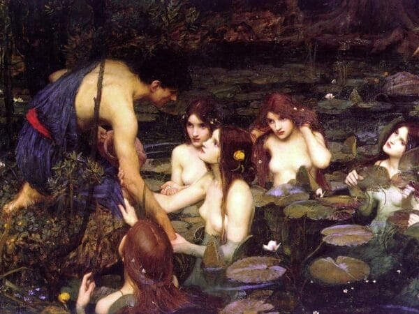 Hylas and the Nymphs - John William Waterhouse 1896