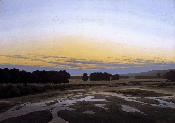 The big enclosure - Caspar David Friedrich c1832