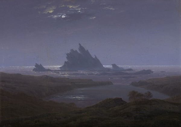 Reefs by the Seashore - Caspar David Friedrich c1824
