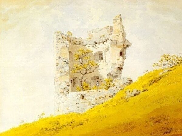 Ruins of Teplitz Castle - Caspar David Friedrich 1828