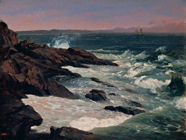 Fog off Mount Desert - Frederic Edwin Church 1850